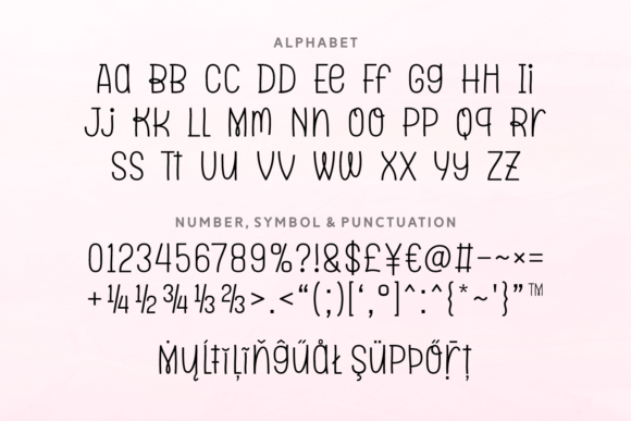 Glowing Moms Font - Preview 4