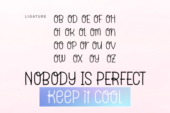 Glowing Moms Font - Preview 5