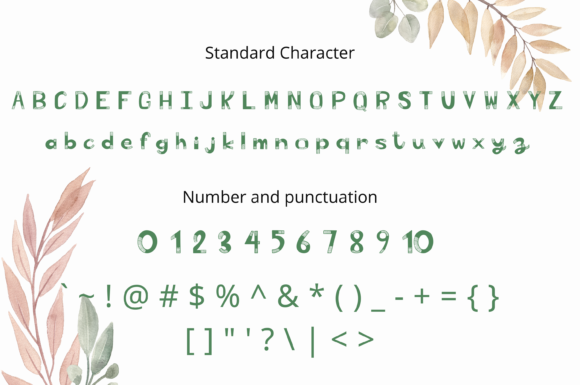 Harvest Bloom Font font preview - 1