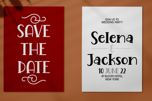 Jenita Rose Font PNG with transparent background - Preview 3
