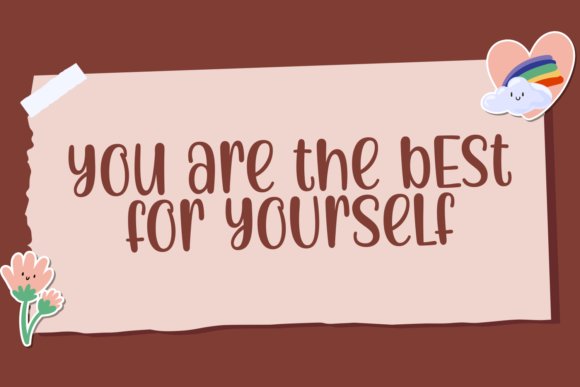 Jolly Sweet Font PNG with transparent background - Preview 1