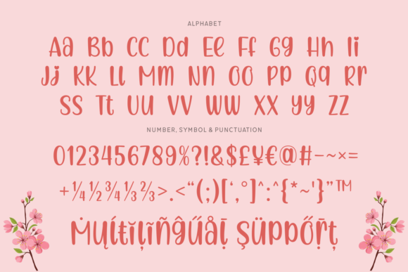Jolly Sweet Font PNG with transparent background - Preview 6