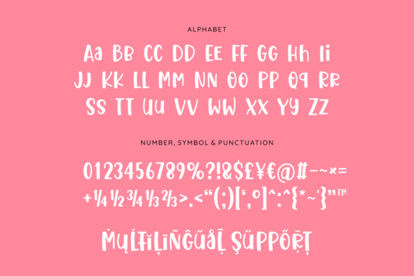 Katien Whimsy Font font preview - 4