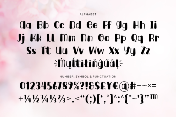 Little Beauty Font PNG with transparent background - Preview 4