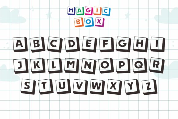 Magic Box Font PNG with transparent background - Preview 1