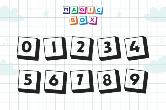 Magic Box Font PNG with transparent background - Preview 2
