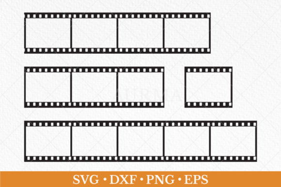 Negative Photo Frames Bundle SVG
