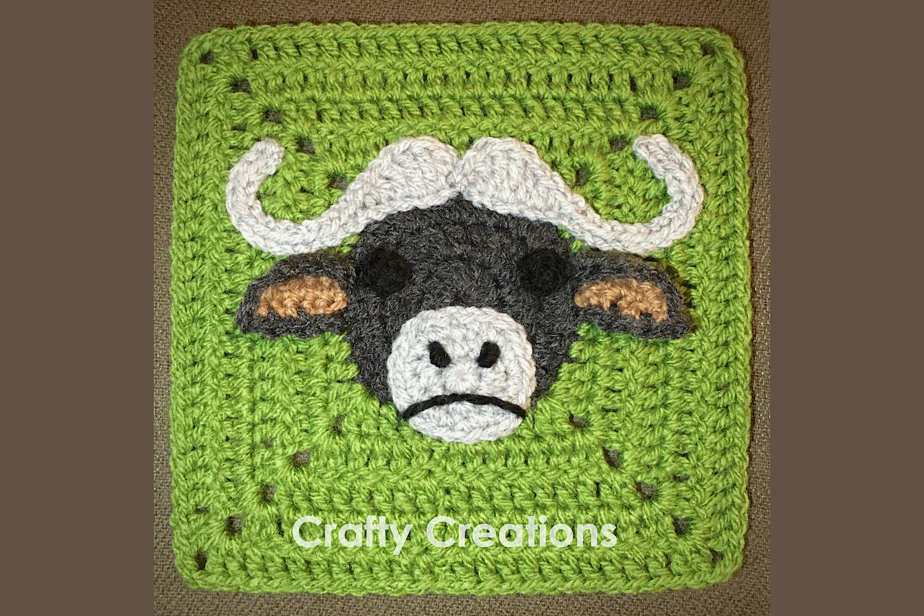 Buffalo Granny Square Crochet Pattern