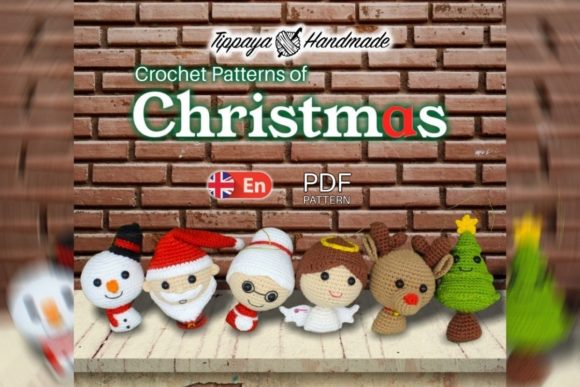 Six Tiny Christmas Amigurumi Ornament Patterns