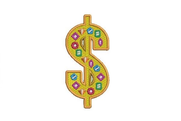 Encrusted Dollar Sign