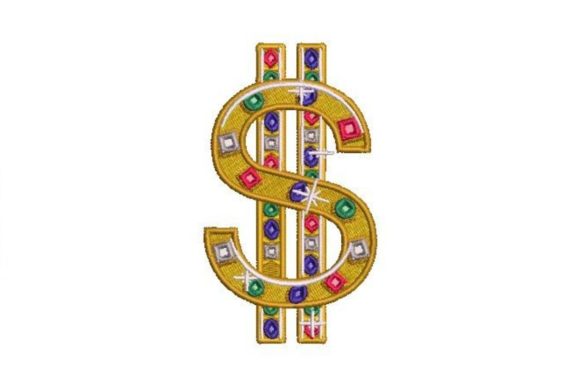 Encrusted Dollar Sign