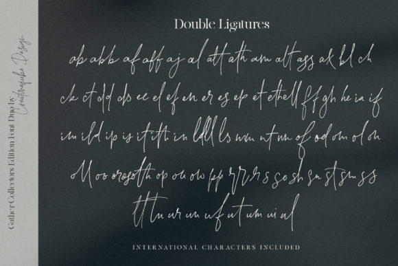Gather Collector's Edition Font - Preview 6