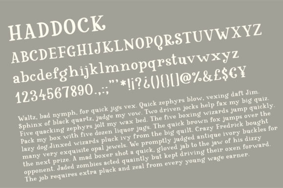 Haddock Font - Preview 1
