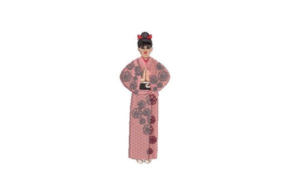 Japanese Woman in Kimono