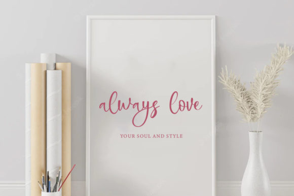 Larfiena Font PNG with transparent background - Preview 4