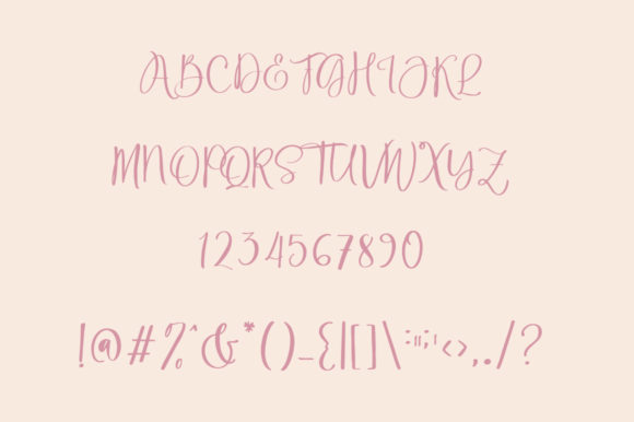 Larfiena Font PNG with transparent background - Preview 5