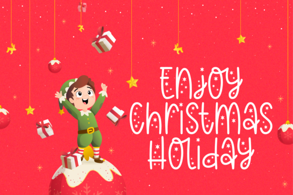 Live Your Story Xmas Font PNG with transparent background - Preview 1