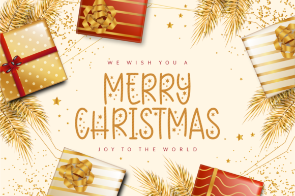 Live Your Story Xmas Font PNG with transparent background - Preview 2