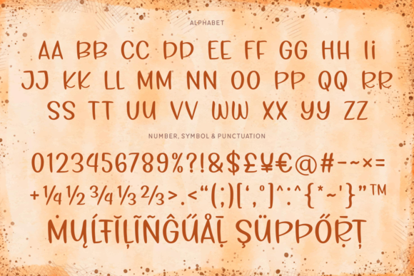 Martha Maria Font PNG with transparent background - Preview 6
