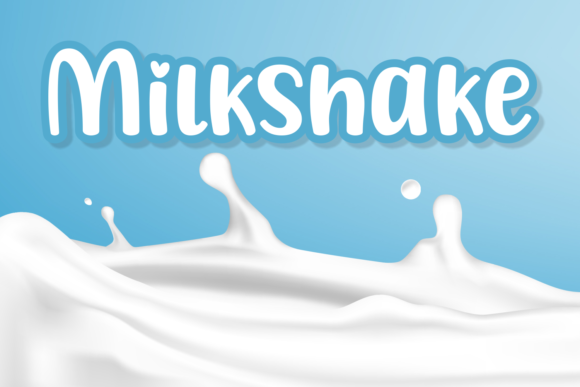 Milky Drops Font PNG with transparent background - Preview 2