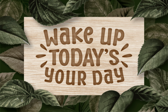 Morning Quotes Font PNG with transparent background - Preview 1