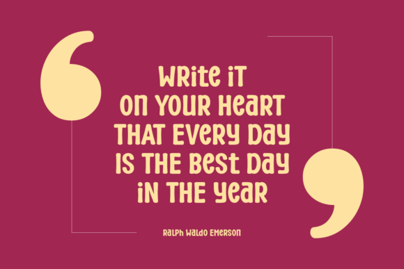 Morning Quotes Font PNG with transparent background - Preview 2