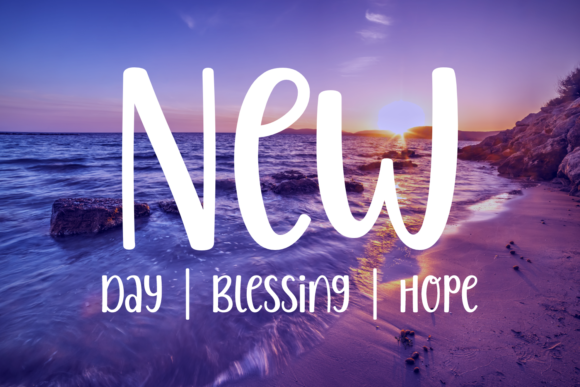 Morning Sunkist Font PNG with transparent background - Preview 1