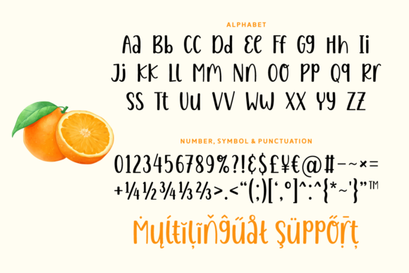 Morning Sunkist Font PNG with transparent background - Preview 4