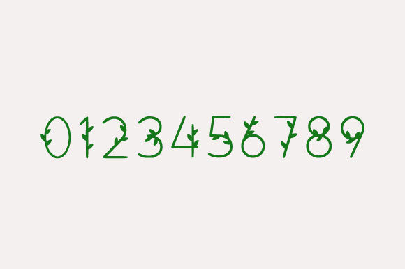 Nature Inspired Font font preview - 3