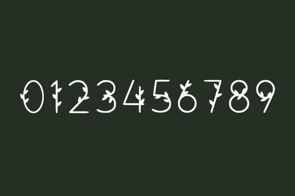 Nature Inspired Font font preview - 5