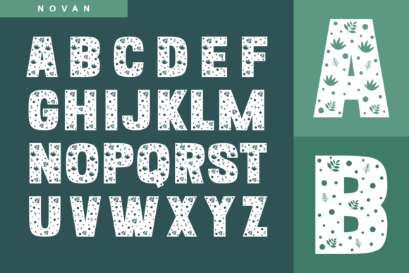 Novan Duo Font font preview - 2