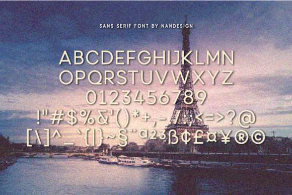 Pure Paris Font PNG with transparent background - Preview 1