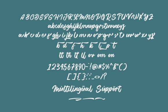 Regal Love Font PNG with transparent background - Preview 3
