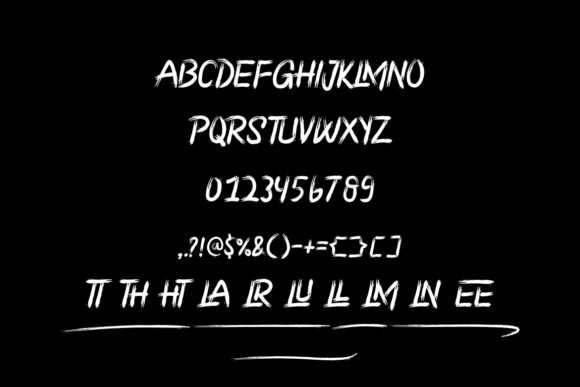 Ronggolawe Font PNG with transparent background - Preview 3