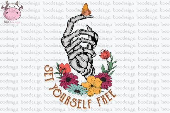 Set Your Self Free Skeleton PNG