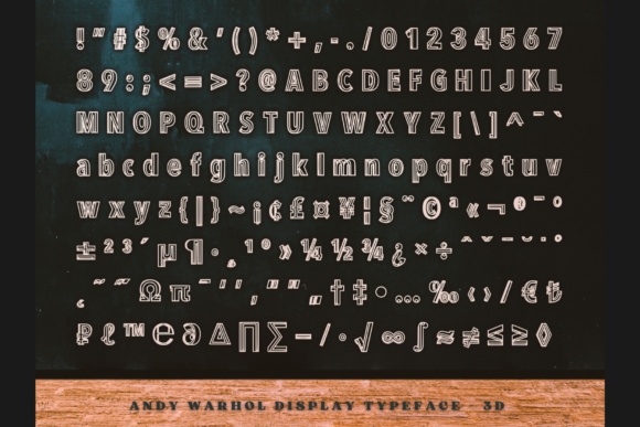 Andy Warhol Font - Preview 1