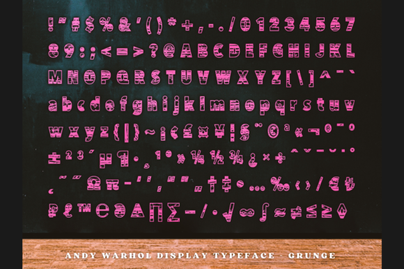 Andy Warhol Font - Preview 3