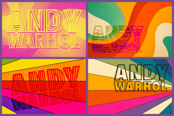 Andy Warhol Font - Preview 5