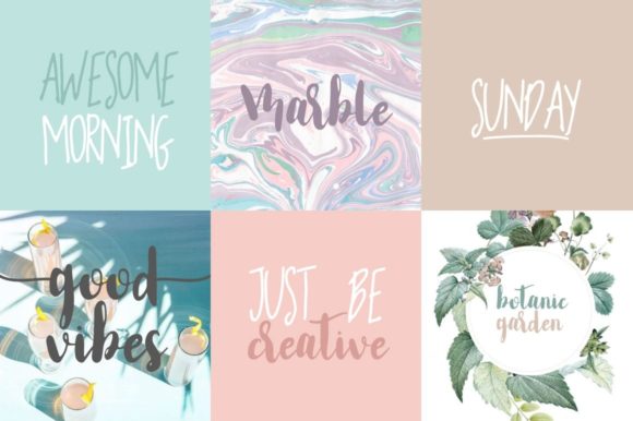 Be with Smoothie Life Font PNG with transparent background - Preview 1