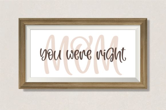 Beautiful Mother Font - Preview 6