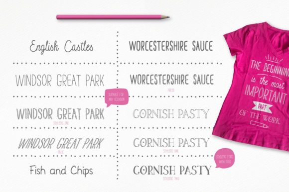 Handwritten Font Collection Font PNG with transparent background - Preview 2
