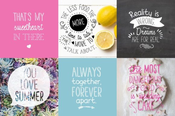 Handwritten Font Collection Font PNG with transparent background - Preview 3