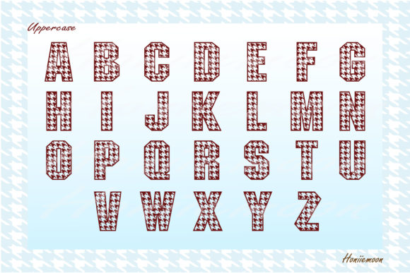 Hound Stooth Font font preview - 1