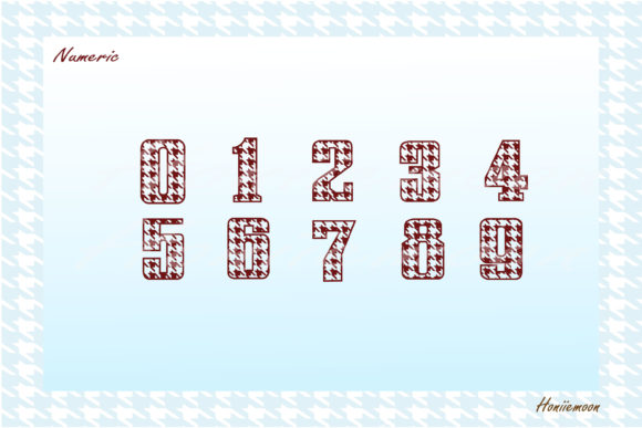 Hound Stooth Font font preview - 2