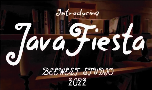 Java Fiesta Font PNG with transparent background - Preview 3