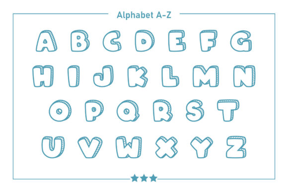 Kids Font by Fox7 · Creative Fabrica font preview