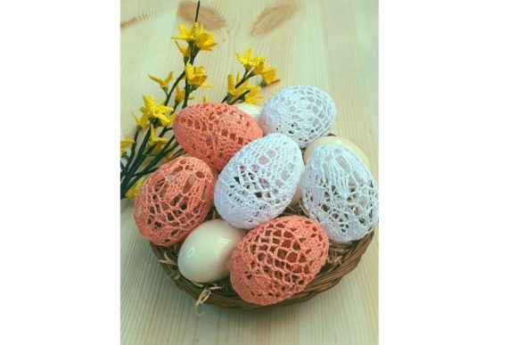 Lace Easter Eggs Set 1