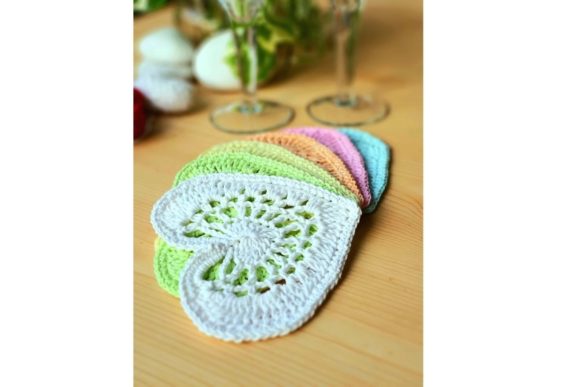 Lacey Heart Coasters