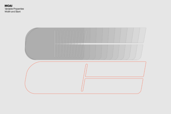 Moai Font PNG with transparent background - Preview 3