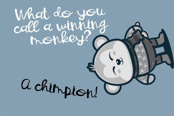 Monkey Lumps Font PNG with transparent background - Preview 1